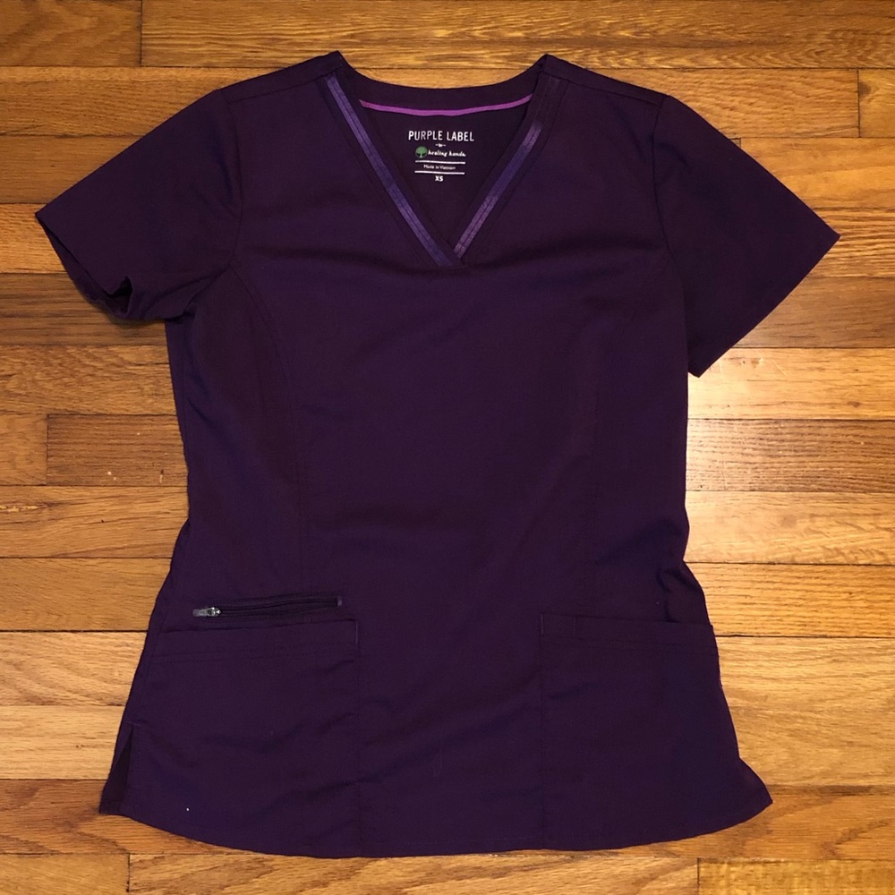 Purple Label Scrub Top